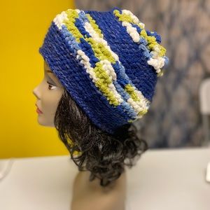 Blanket blue sparkle hat